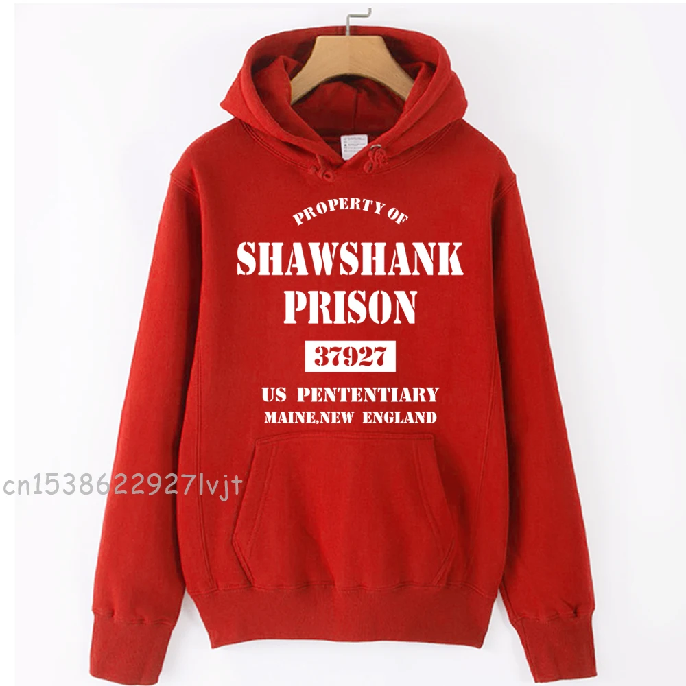 The Shawshank Redemption PRISON 37927 US PENTENTIARY MAINE NEW ENGLAND Man Boys Hoodie Couple Autumn Winter Fleece