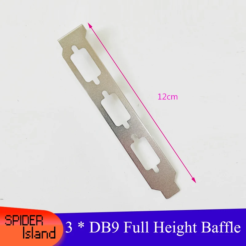 

50pcs DB9 Bracket Video card / Converter card Baffle 3 x DB9 / slot 3 * DB89 VGA Slot Graphic Card Bracket DB9 Full Height 12cm