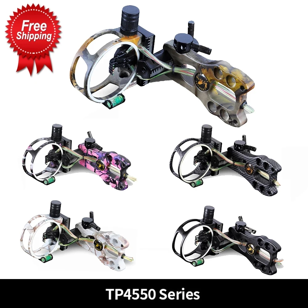 Archery Accessories TP4550 Top Point Five Pin Sight Quick Tune Sight Compound Bow Sight 5 Pin Sight Quick Tune Sight