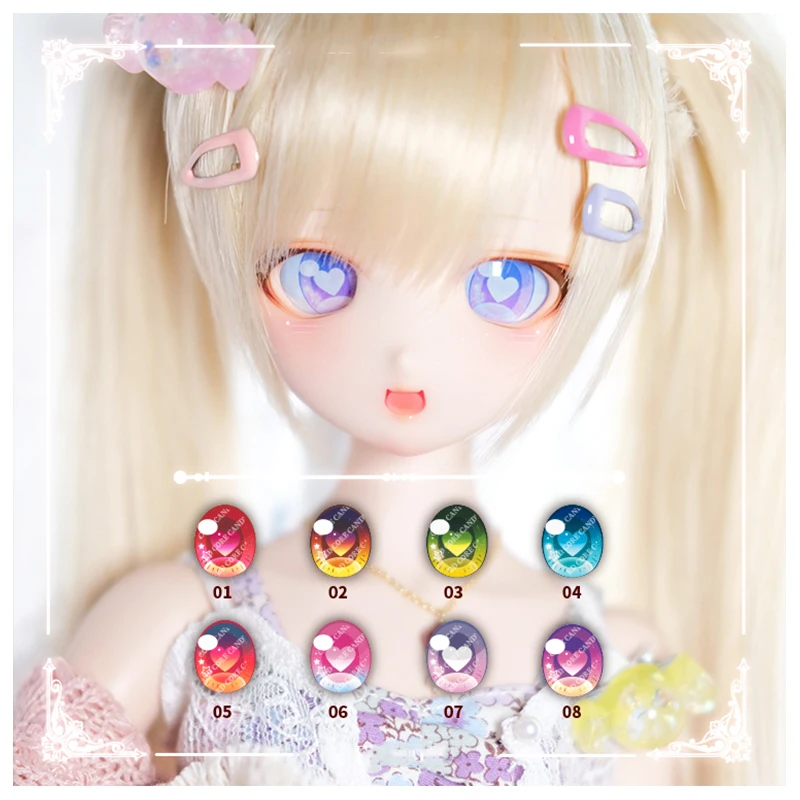 10mm-14mm-18mm-24mm BJD eyes doll pressure eyes for 1/12 1/8 1/6 1/4 1/3 BJD SD doll eyeballs doll cartoon eyes