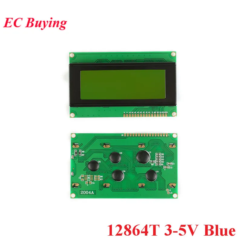 Module LCD 1602 1602A J204A 2004A 12864 LCD1602 Module Hiển Thị IIC I2C 3.3V/5V Cho Arduino Xanh Dương vàng-Xanh Màn Hình