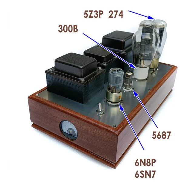 Audionoteキット1つの回路分割タイプ300bシングルエンド真空管パワーアンプ、手動で構築されています。小さな歪み、大きなダイナミクス -  AliExpress