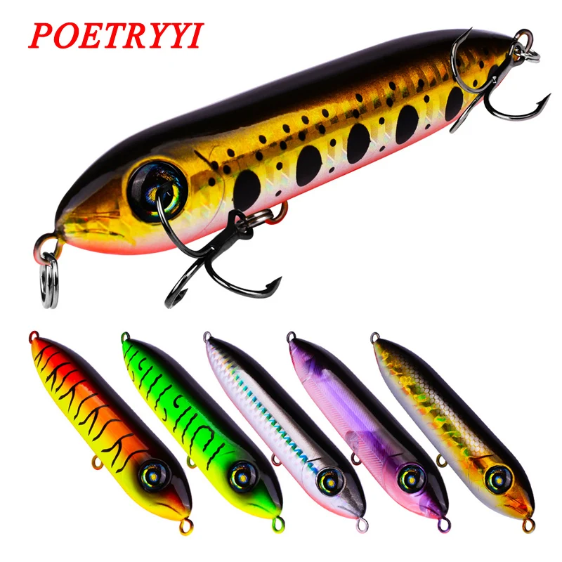 1pcs/lot High Quality Snake head pencil Fishing lures 10cm/11.5g Topwater lure Fishing wobblers Bass Pike Fishing Tackle 30