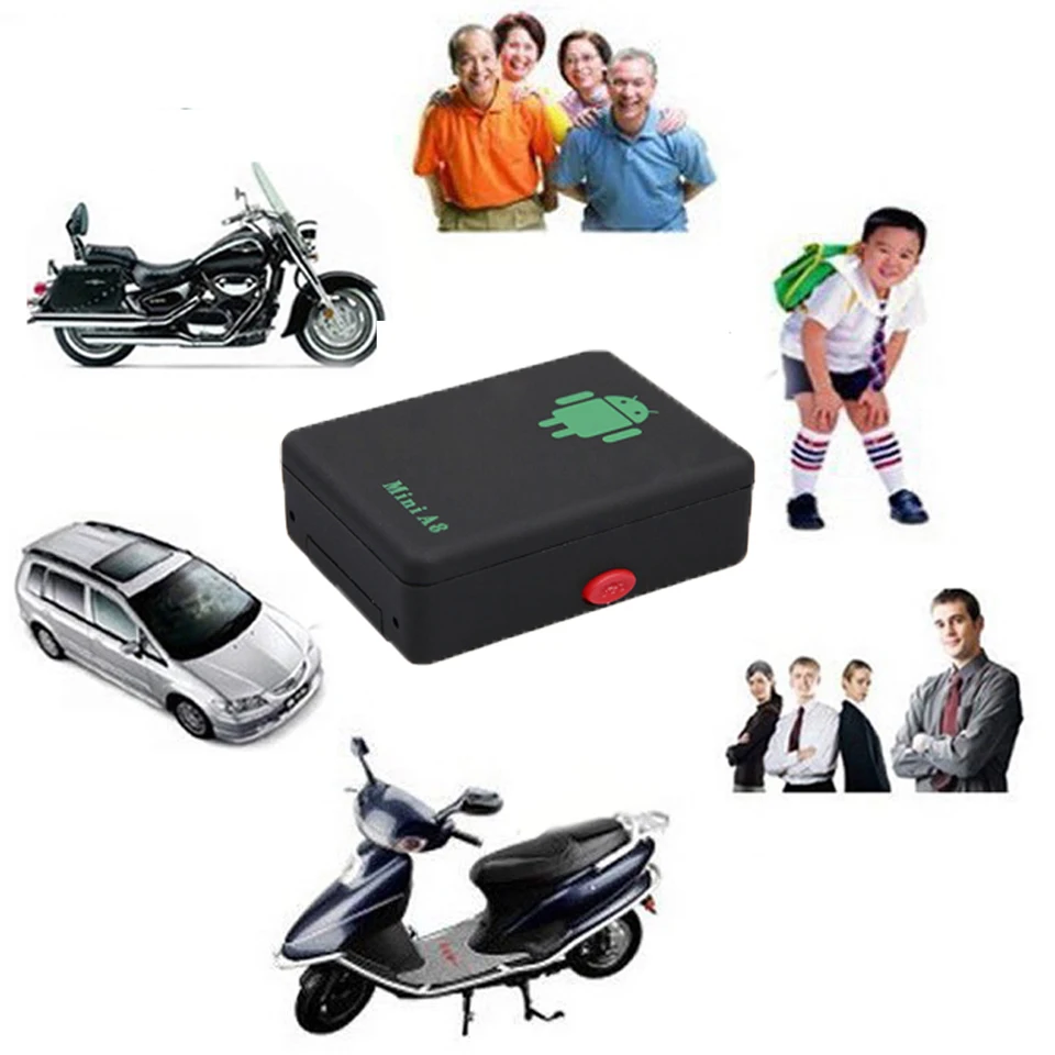 Portable GPS Tracker MINI GSM/GPRS A8 for Protection Baby Old People Car / SOS key / Dual microphone / automatically dial