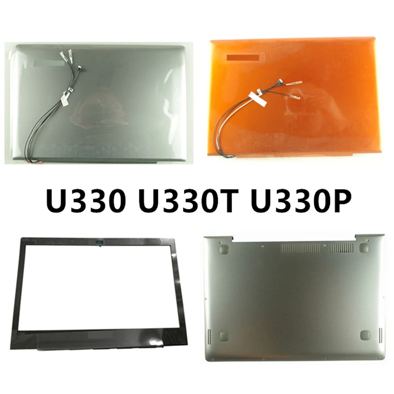 New Touch Shell For Lenovo U330 U330T U330P Laptop LCD Back Cover/LCD TOP Cover /Front Bezel/Bottom Base Case