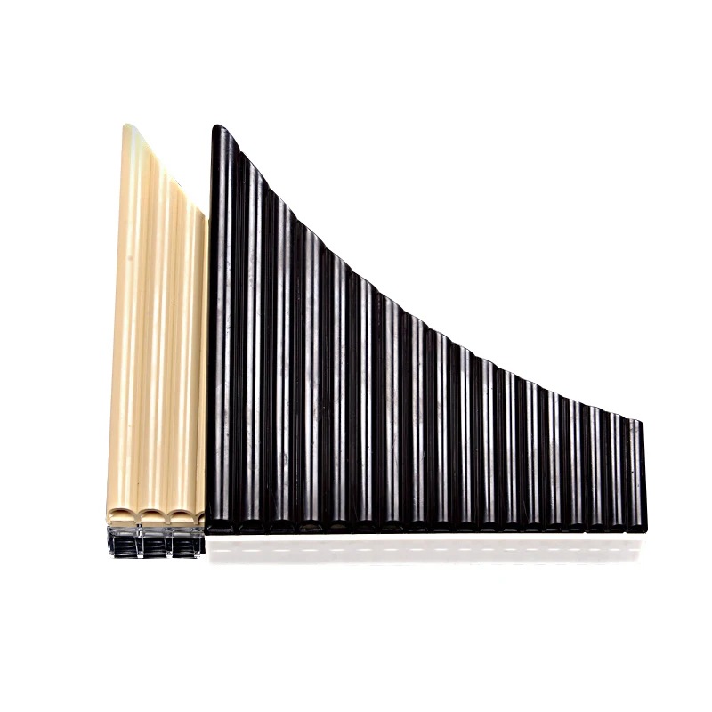 Pan Flute 18 Pipes Pan Tube G Key Resin Multifunction Plastic Handmade Traditional Instrument Woodwind Bamboo Panpipes Flauta