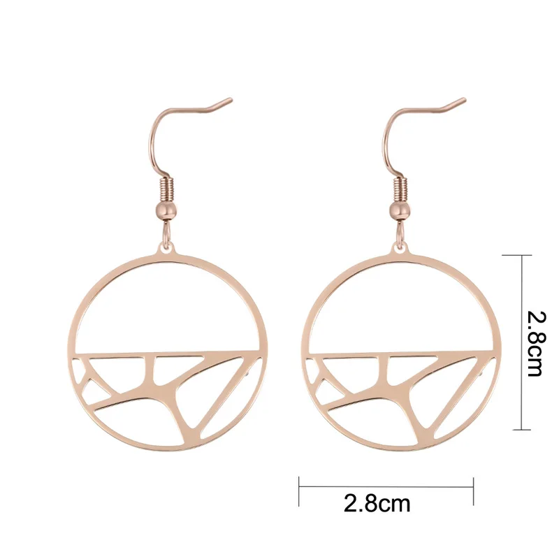 Cremo DIY Earring Fashion Jewelry Simple Round Earrings For Women Interchangeable Faux Leather Boucle Doreille Femme 2020