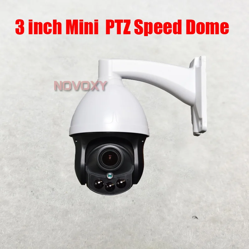 Free shipping New IR 30M 20M  2.7-13.5mm 5X Optical Zoom Mini h.265 3MP IP PTZ Dome Camera plastic case