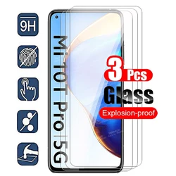 Film de protection d'écran léger pour Xiaomi, verre Guatemala, armure de sécurité, Mi 10 T Pro, 10Tpro ata, 10T Lite, 10 T, 3 pièces