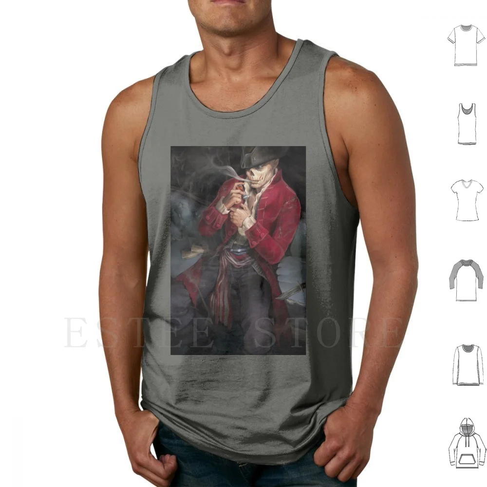 The Ghoul Of Goodneighbor Tank Tops Vest Sleeveless Hancock John Hancock 4 Ghoul Zombie