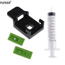 Kit di inchiostro CISS fai-da-te Kit di strumenti pinza per assorbimento Clip di pompaggio Set di parti di pulizia con Kit di aghi per siringa da 10ML per stampante Canon