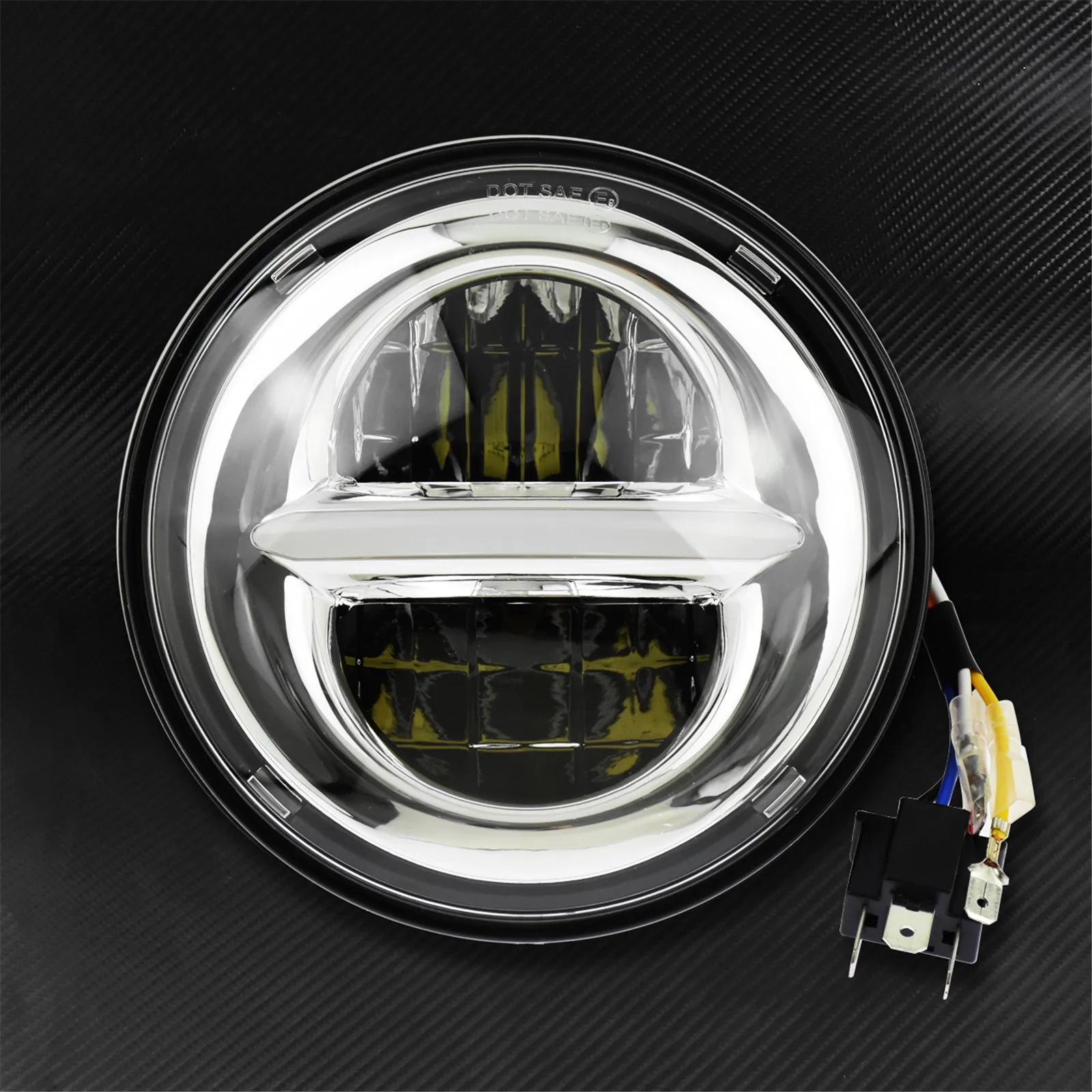 Motorcycle 5.75 Inch LED Headlight 5 3/4\