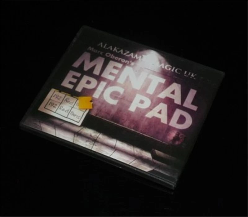 Mental Epic Pad (мерцающий + DVD) магические трюки предсказание магии крупным планом реквизит ментализм комедия Классические игрушки