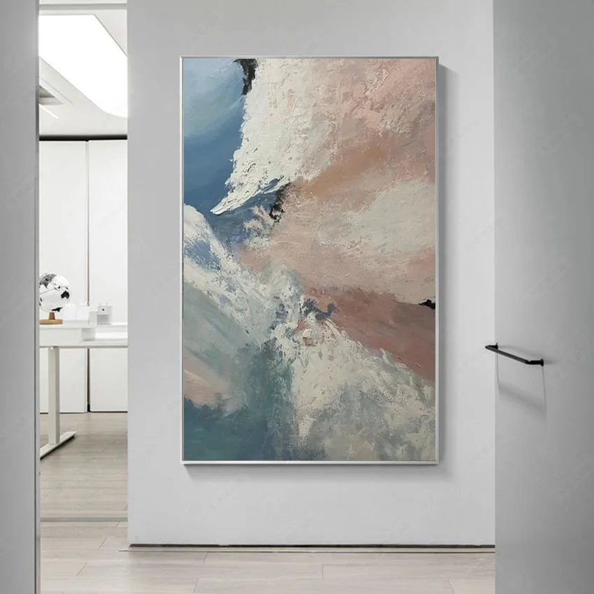 

Exquisite Handmade Canvas Oil Painting New Year Home Decoration Abstract Mural Living Room Bedroom Aisle Office Hanging Picture