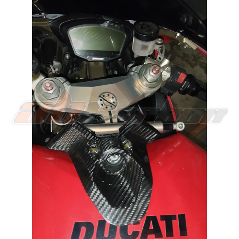 Key Ignition Switch Cover Guard For Ducati 848 1098 1198 Full Carbon Fiber 100%