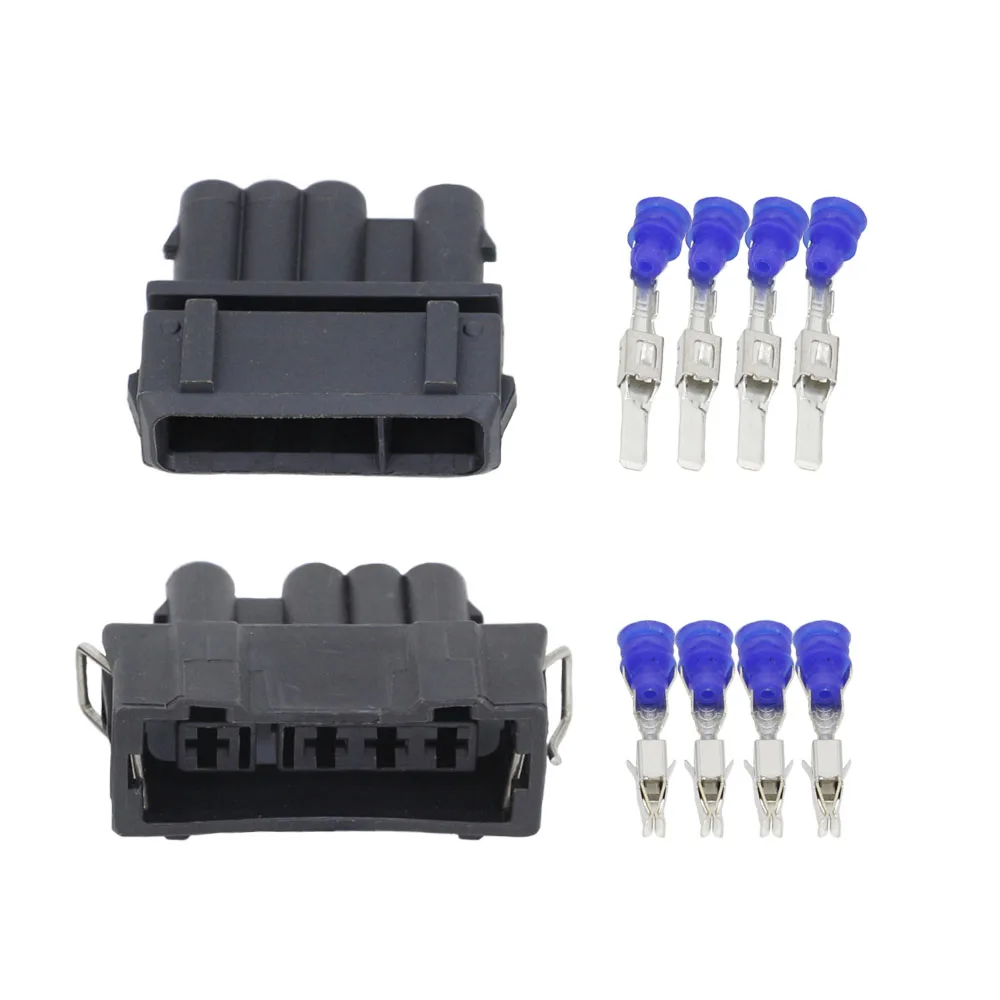 4 Pin car with waterproof connector Black Oxygen sensor with terminal plug Male and female  DJ703+1A-3.5-11/21  4P