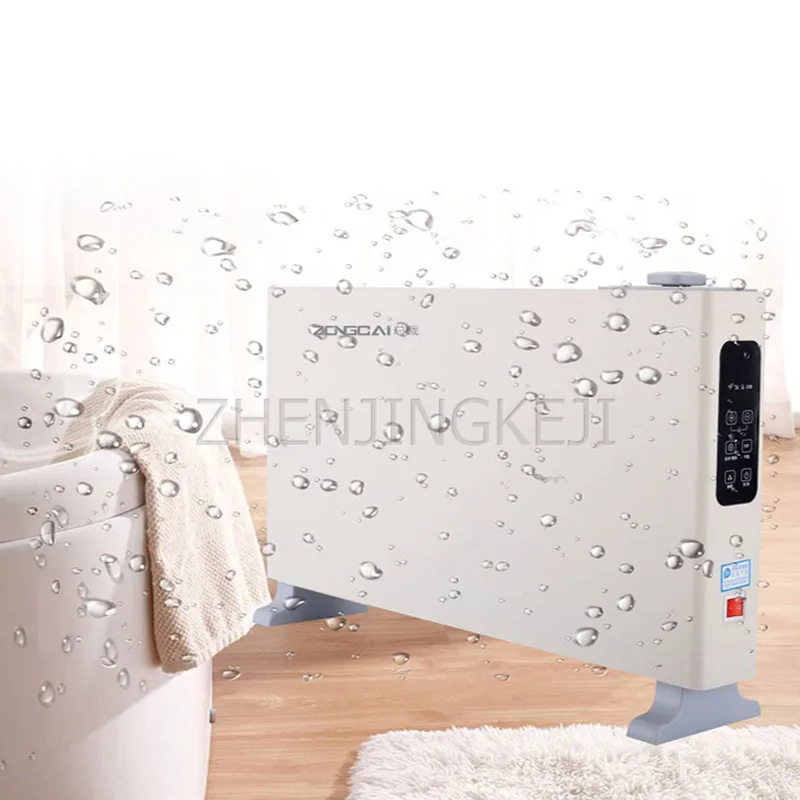 ポータブルリモコン付きウォームヒーター,空気加湿器,対流型保湿剤,調整可能なサーモスタット,家庭用,リビングルーム,2200W