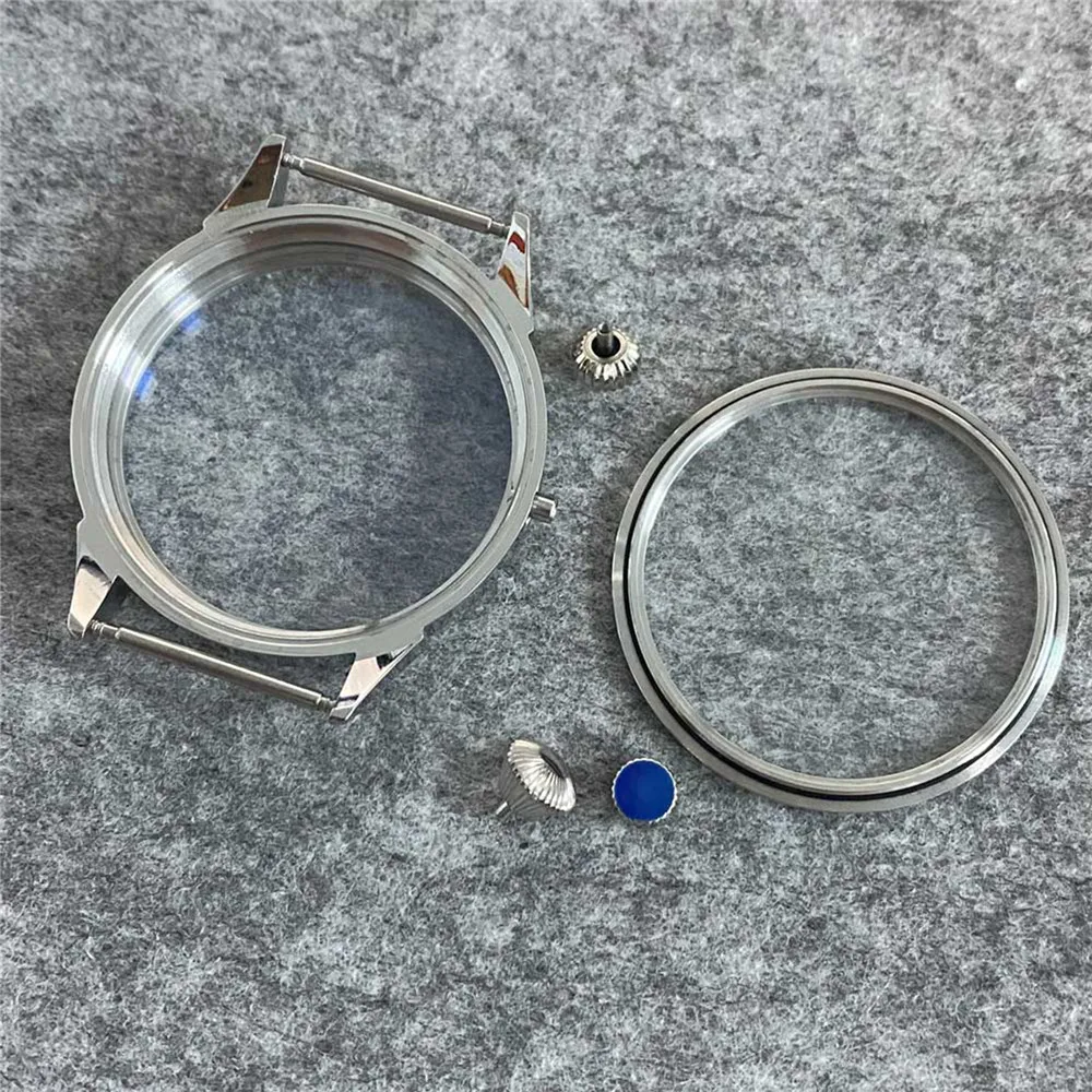 Großhandel 42mm Uhrengehäuse für ETA 6497 6498 Modifiziertes Gehäuse Klare Rückabdeckung Edelstahlgehäuse für ST3600 ST3620 Uhrwerk – Detail 3