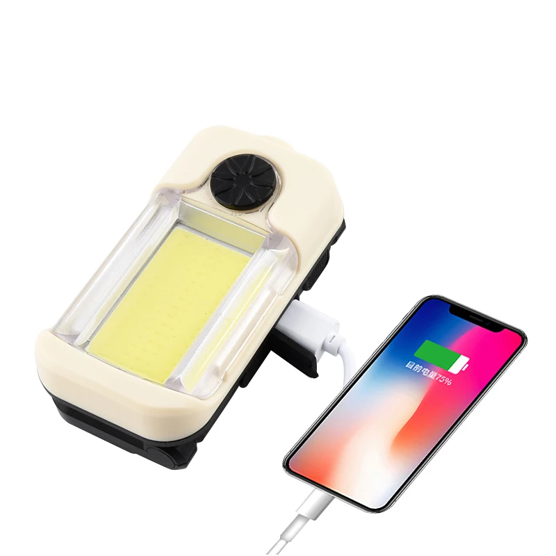 

COB Portable Emergency Light Magnetic USB Charging Car Inspection Lights Power Bank Multifunctional Adjustable Work Light