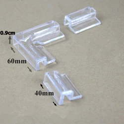 3PCS 5mm 6mm 8mm 10mm 12mm Aquarium Glass Protection Angle Fish Tank Glass Cover Acrylic Clip Strong Support Holder