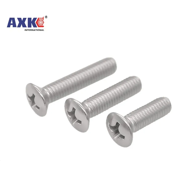 M2 M2.5 M3 M4 M5 M6 GB820 DIN966 A2-70 304 Stainless Steel Cross Recessed Phillips Raised Countersunk Head Half Oval Screw Bolt