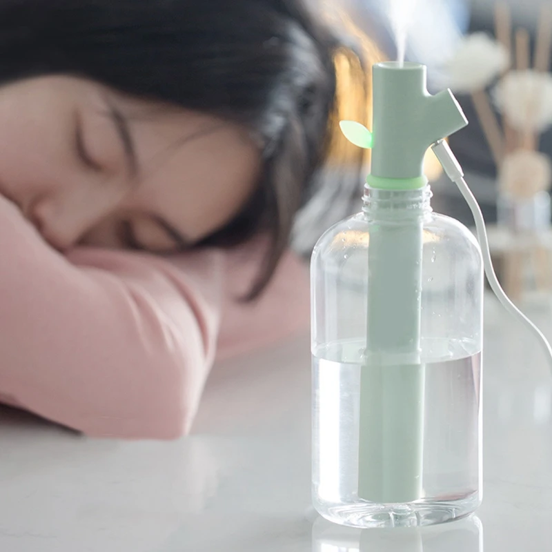 Przenośny USB oddział nawilżacz powietrza ultradźwiękowy Fogger Mist Maker rozpylacz zapachów lampka nocna Home Office wyciszenie oczyszczacz powietrza samochodu