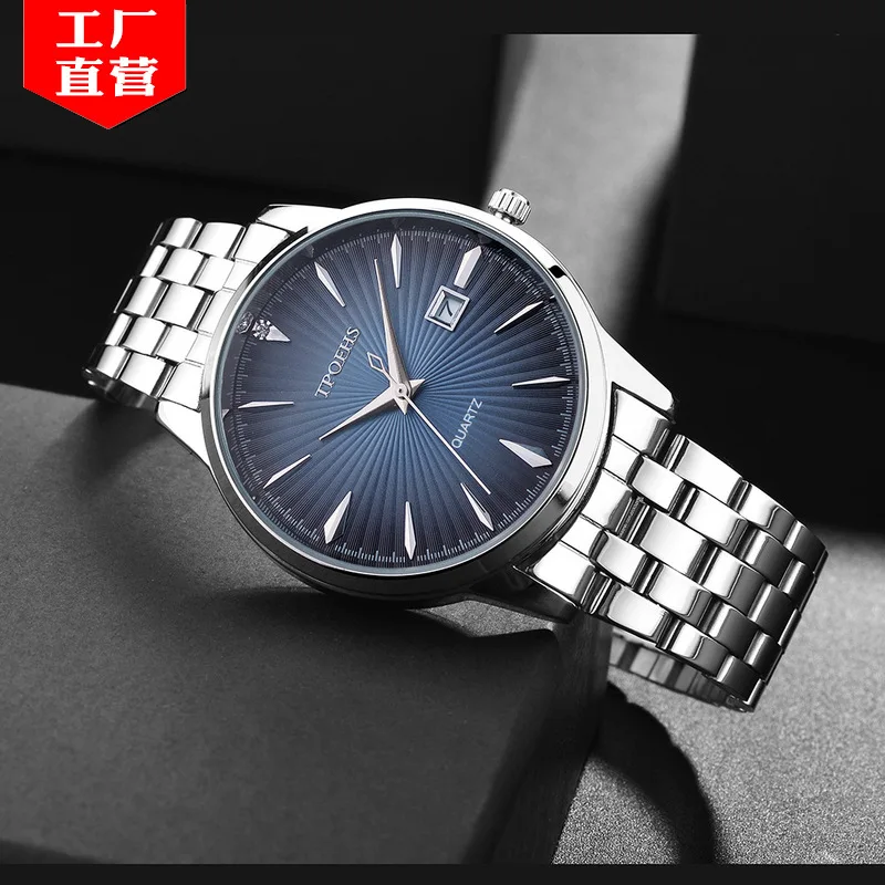 Cocktail Mens Watches Brand Luxury Fashion Business Quartz Watch Men Sports Full Steel Waterproof Black Clock Relogio Masculino