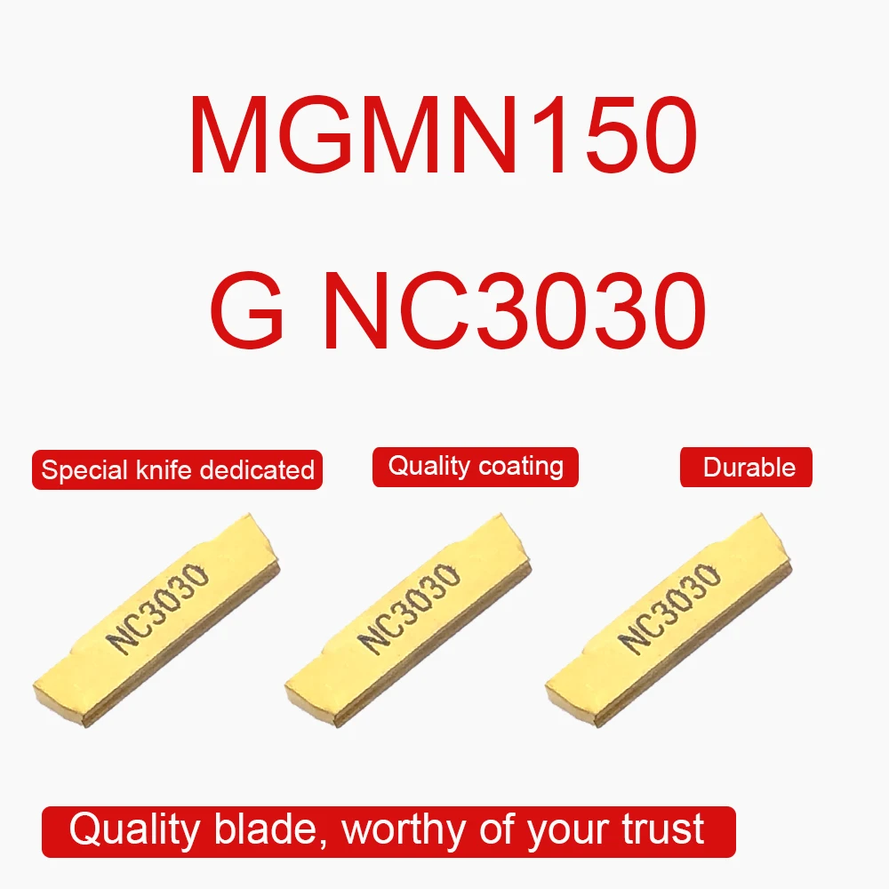 

10PCS MGMN150 MGMN200 MGMN300 MGMN400 NC3020 NC3030 Grooving Insert CNC Lathe Turning Tool Cutting Machine For MGEHR Tool Holder