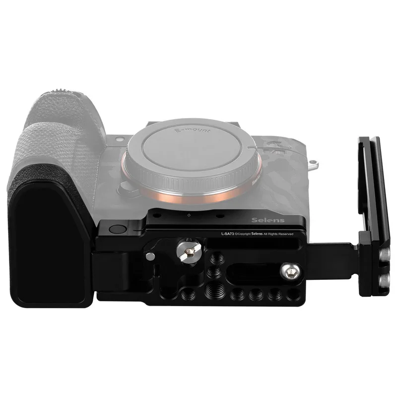 Selens A72 A7R2 A7S3 A7R3 A73 A9 L-Bracket Camera For Sony A7ii A7Riii A7iii A7Siii A9 Aluminum Alloy Cage Quick Release L Plate