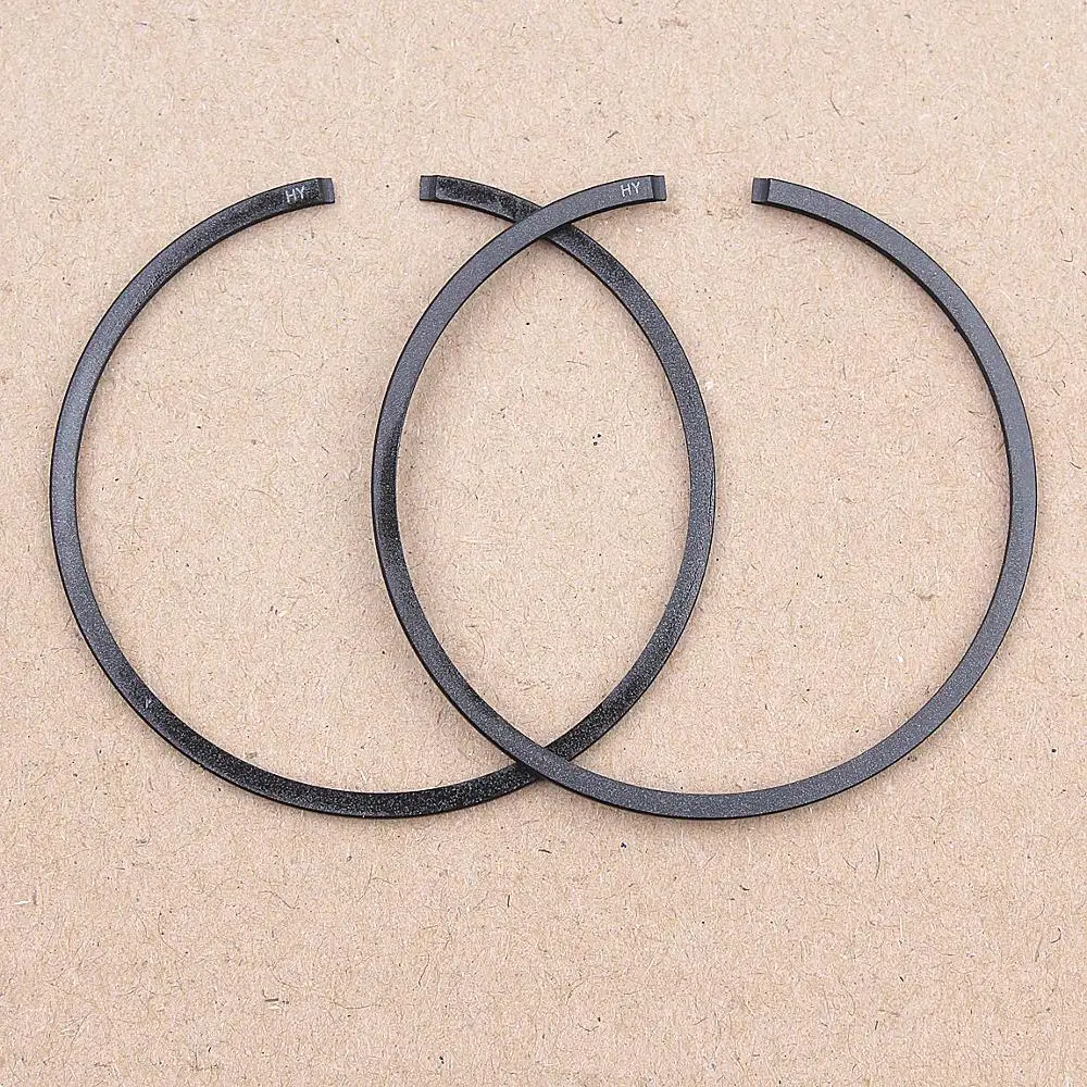 2pcs 42 millimetri x 1.5 millimetri Pistone Anelli Per Husqvarna 42 45 242 246 343 F/FR/ FRM 343 R/RX 345 F/FR/FRM Motosega Parte 503289005