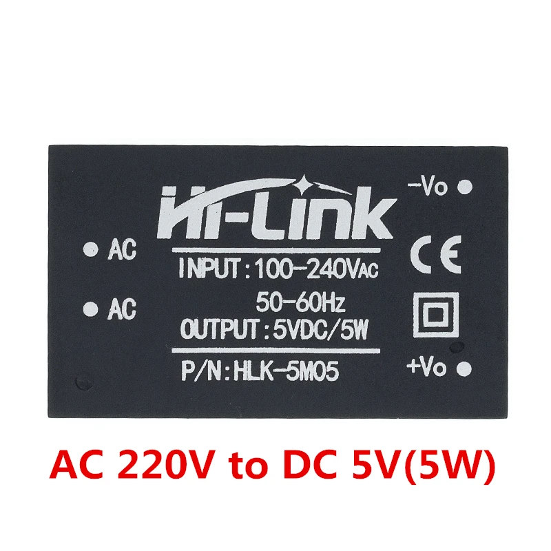 HLK-5M03 HLK-5M05 HLK-5M12 5W AC-DC 220V to 12V/5V/3.3V Buck Step Down Power Supply Module Converter Intelligent