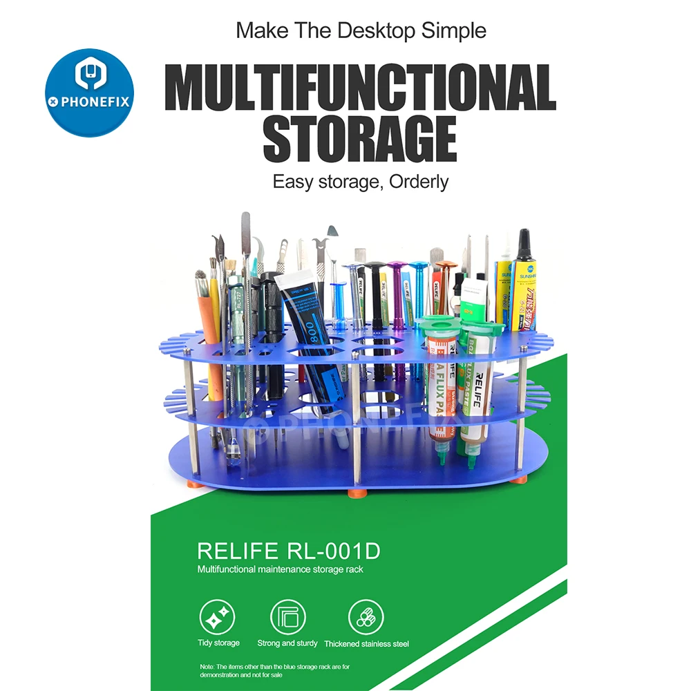 Scatola di immagazzinaggio multiuso per ufficio RL-001D piattaforma di manutenzione per Desktop da ufficio classificazione contenitore cacciavite cassetta degli attrezzi