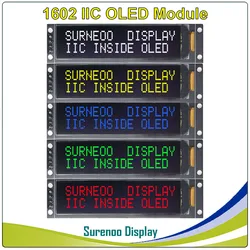 Group écran OLED LCD pour Ardu37STM32, écran technique LCM, écran OLED blanc et jaune, 2.26 pouces, 1602, 162 rick IIC I2C, KS0066