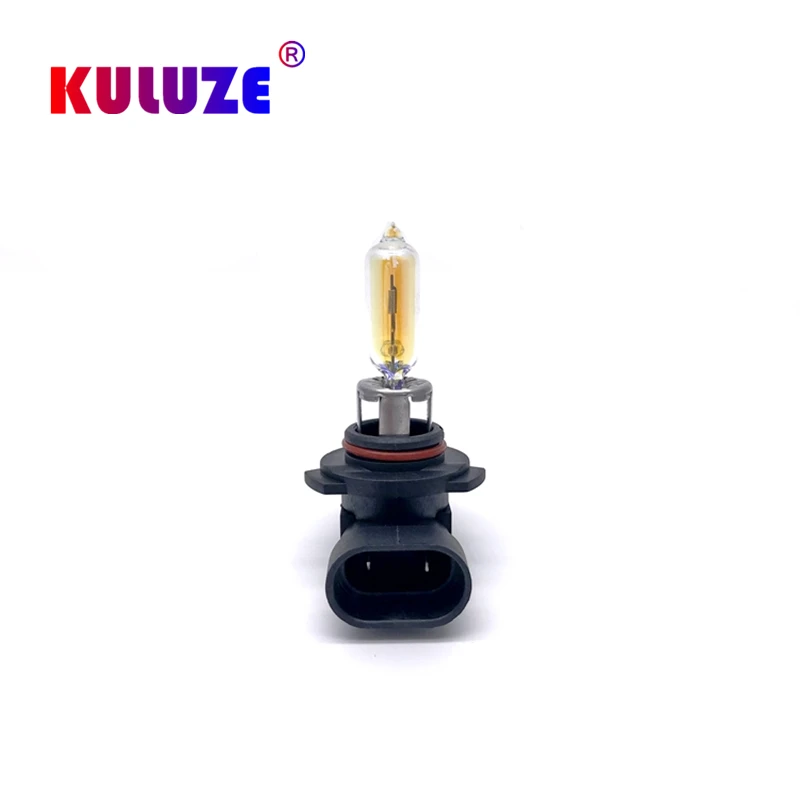 2 Chiếc HB3 Đèn Pha 2300K P20d 9005 Đèn Halogen Thay Thế Nâng Cấp 12V65W Siêu Vàng Mưa Và Sương Mù Chống Ánh Sáng bóng Đèn Ô Tô