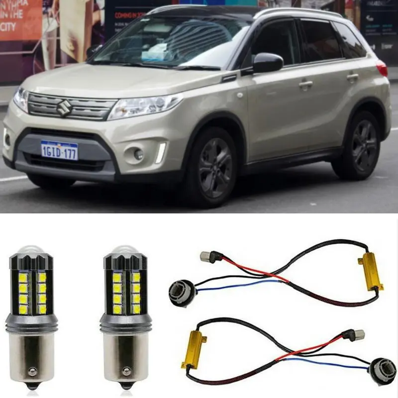 

Fog lamps For SUZUKI VITARA LY 2015- Stop lamp Reverse Back up bulb Front Rear Turn Signal error free 2pc