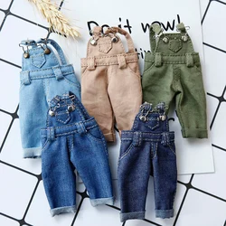 ob11 doll clothes  bjd clothes  Fashion strap denim trousers for obitsu11,piccodo, GSC,  1/12bjd doll clothes accessories pants