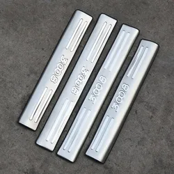 Car styling Stainless Steel Door Sill Scuff Plate Car-Styling Car accessories For 2010 2011 2012 2013 2014 Peugeot 3008