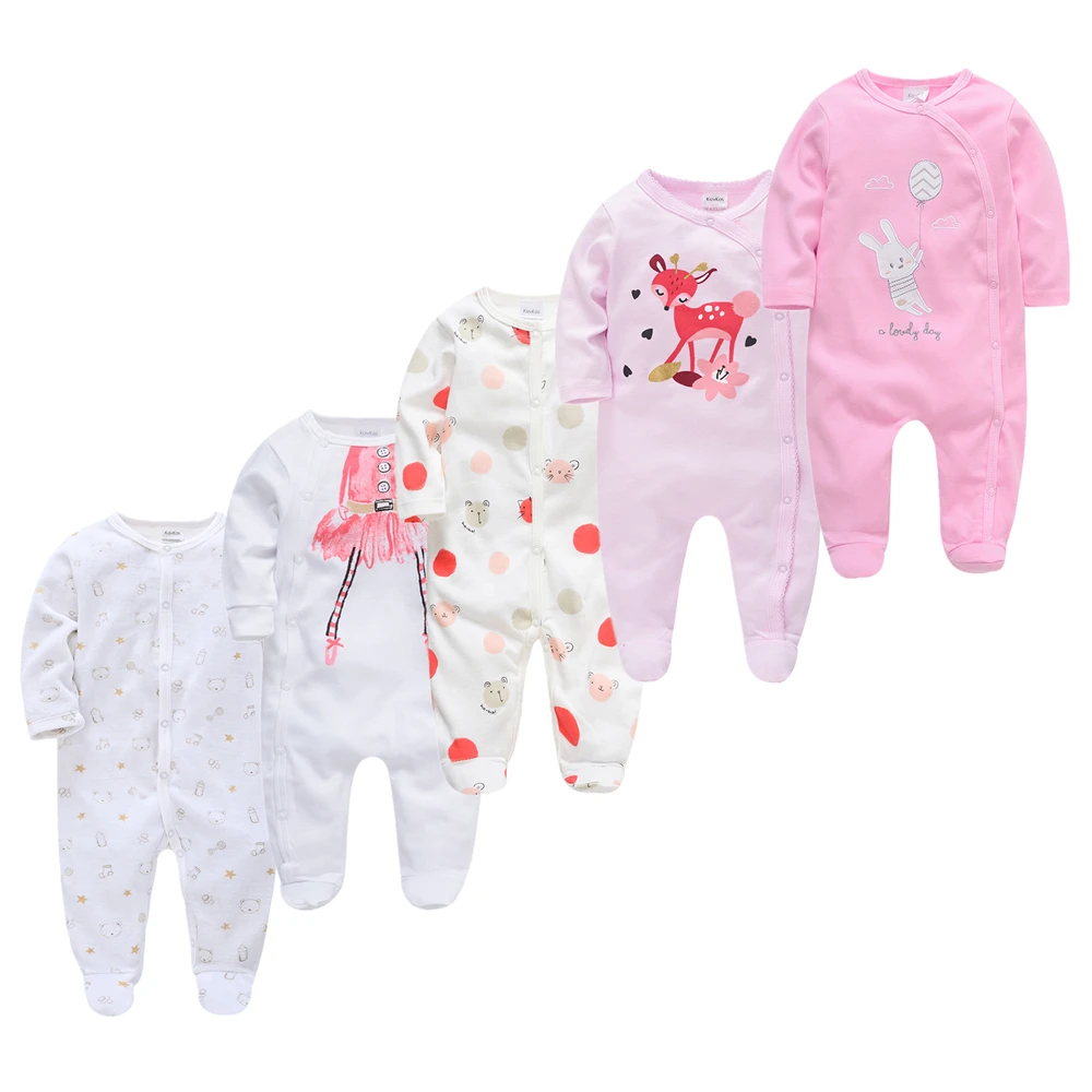 

Baby Girls Pyjamas Rompers Cartoon Roupas Bebe De Infant Baby Clothes Long Sleeve pajamas Toddler Jumpsuits Baby Boy overalls