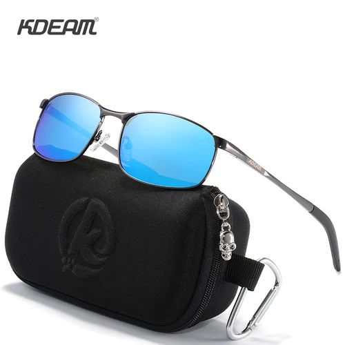 KDEAM Gafas de sol polarizadas de lujo para hombre, gafas de pesca de todos los tamaños a juego, logotipo personalizado disponible