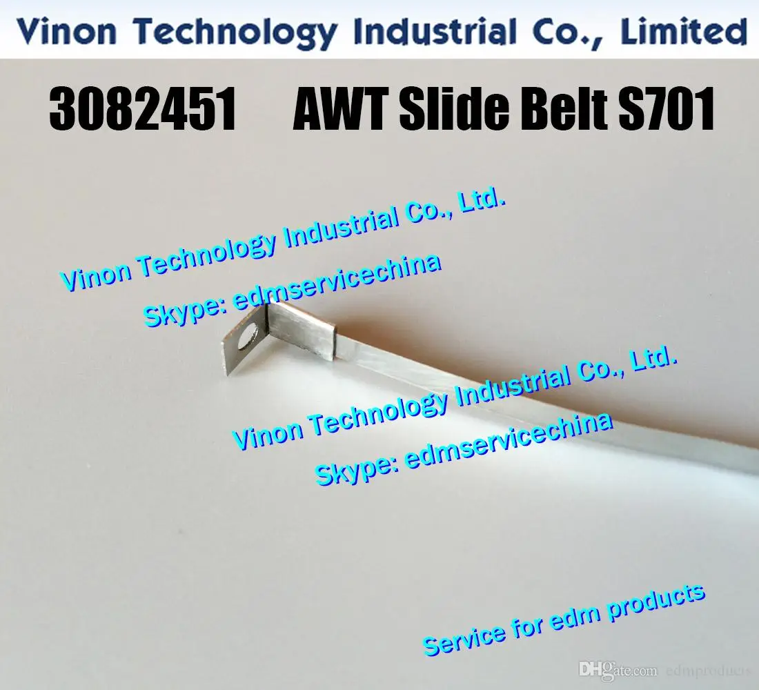 3082451 edm AWT Slide Belt S701 L=195mm Upper for Sodic k BF275,A320D,A300W 90-type 0204163, MW403042A, S5711B19