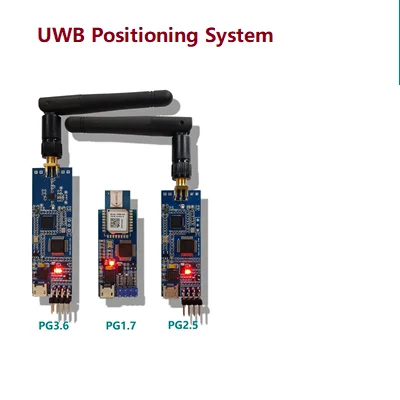 UWB وحدة تحديد المواقع Dwm1000 عالية السرعة المدى مكتشف روبوت موقف لينبغ داخلي وخارجي لتحديد المواقع