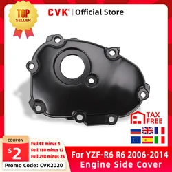 CVK Engine Cover Stator CrankCase Lgnition Trigger Shell For YAMAHA YZF R6 2006 2007 2008 2009 2010 2011 2012 2013 2014 -2016