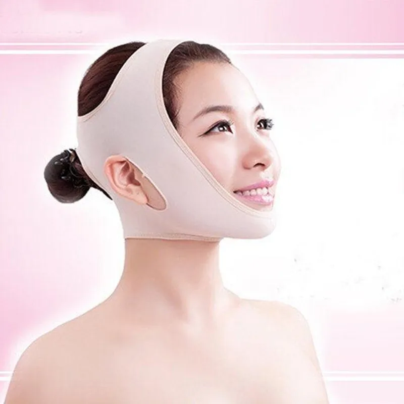 Practical Face Chin Cheek Lift Up Belt Mask Chin Lift Slimming Slim Mask Thin Belt Strap Band V Face Shaper Mask Bandage