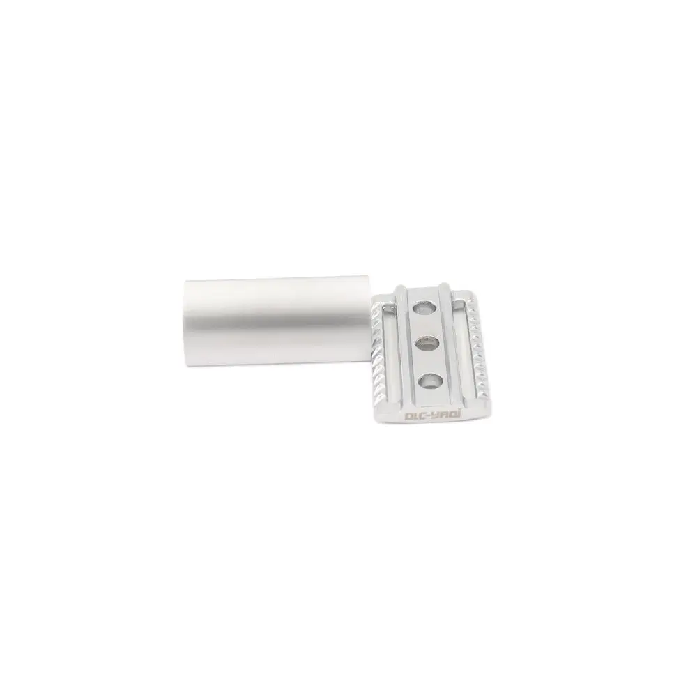 Yaqi Matte Chrome Color Scalloped Bar Double Edge Safety Razor Head for Mens