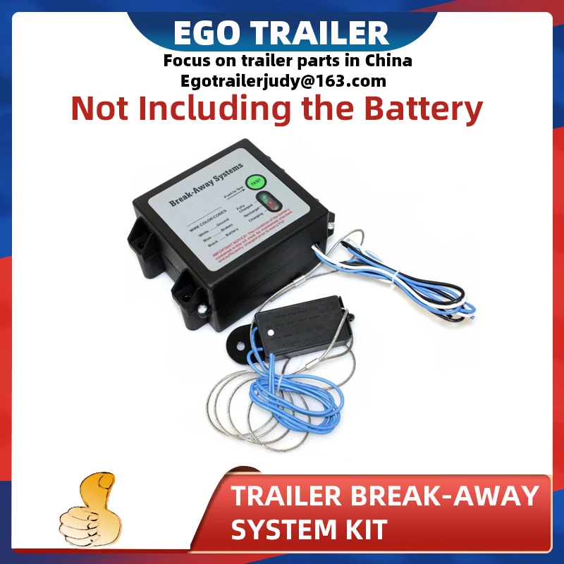 EgoTrailer BREAKAWAY BREAK AWAY SYSTEM ELECTRIC BRAKE CARAVAN TRAILER CAMPER not including the battery