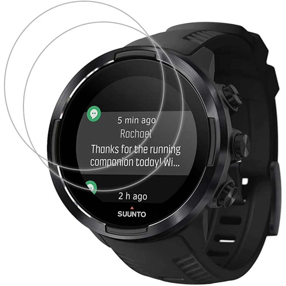 Tempered Glass Screen Protector Film For Suunto 9 / Suunto 7 Smart Watch Protection Guard Anti Explosion Anti-shatter Glass