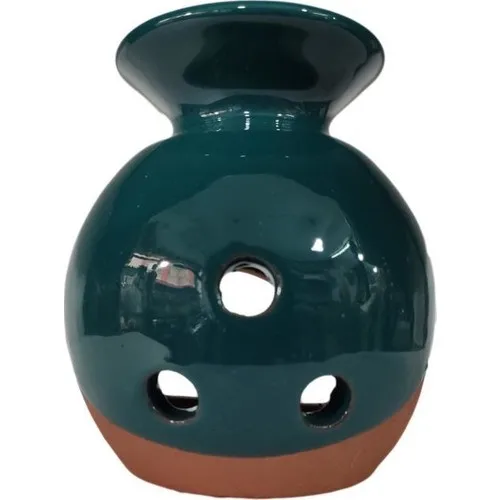 Mogan Potting Soil Handmade Oil Green Glazed Censer Candle Holder, Home Decoration, Home Decoration Accessories,