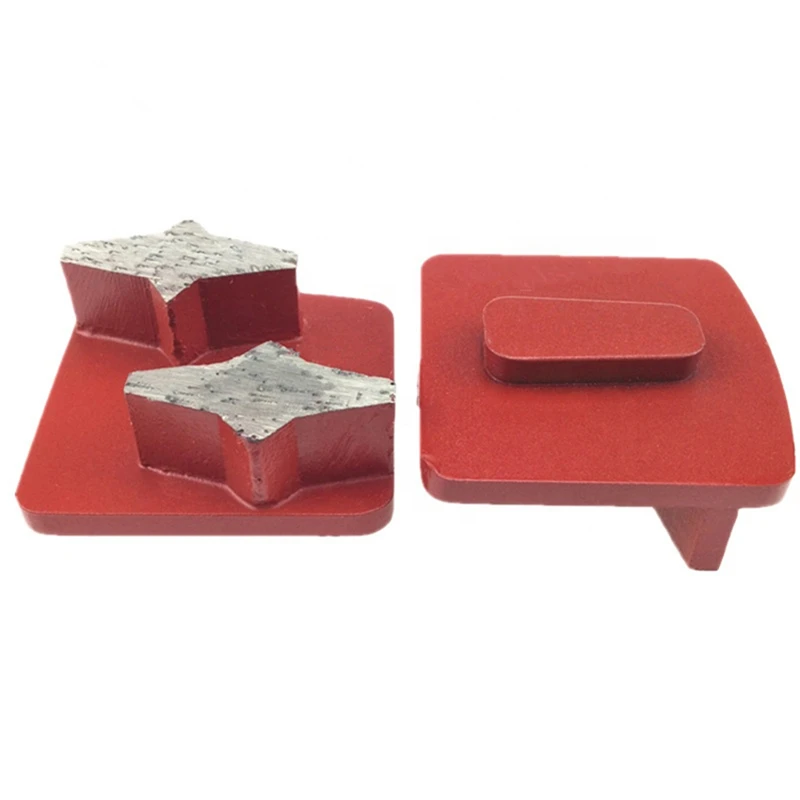 HUS50 قطاعات نجمة مزدوجة حادة علوية قفل ريدي Hsuqvarna كتلة طحن الماس للجدار الخرساني سطح حجر الأرضية تيرازو