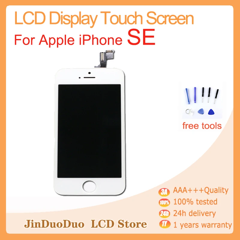 AAA+++Quality LCD Display For iPhone SE Lcd Monitor Touch Screen Digitizer Assembly Combo Replacement Part LCD With Tools