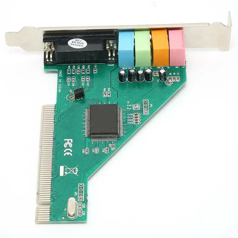 PCI Sound Card 120dB Duplex Playback Computer Accessory with 4 Channel for  98 8738